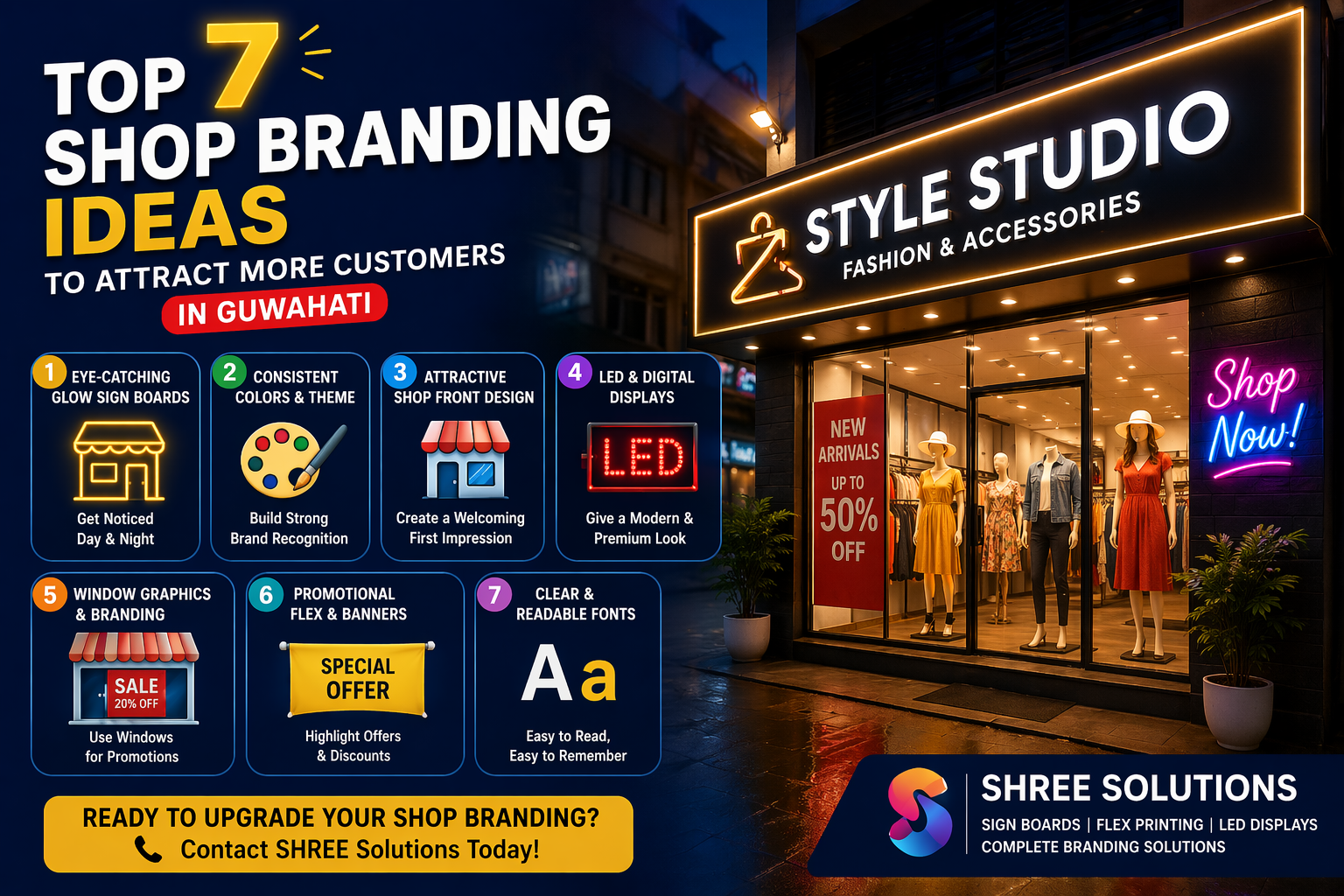 Top 7 Shop Branding Ideas to Attract More Customers in Guwahati