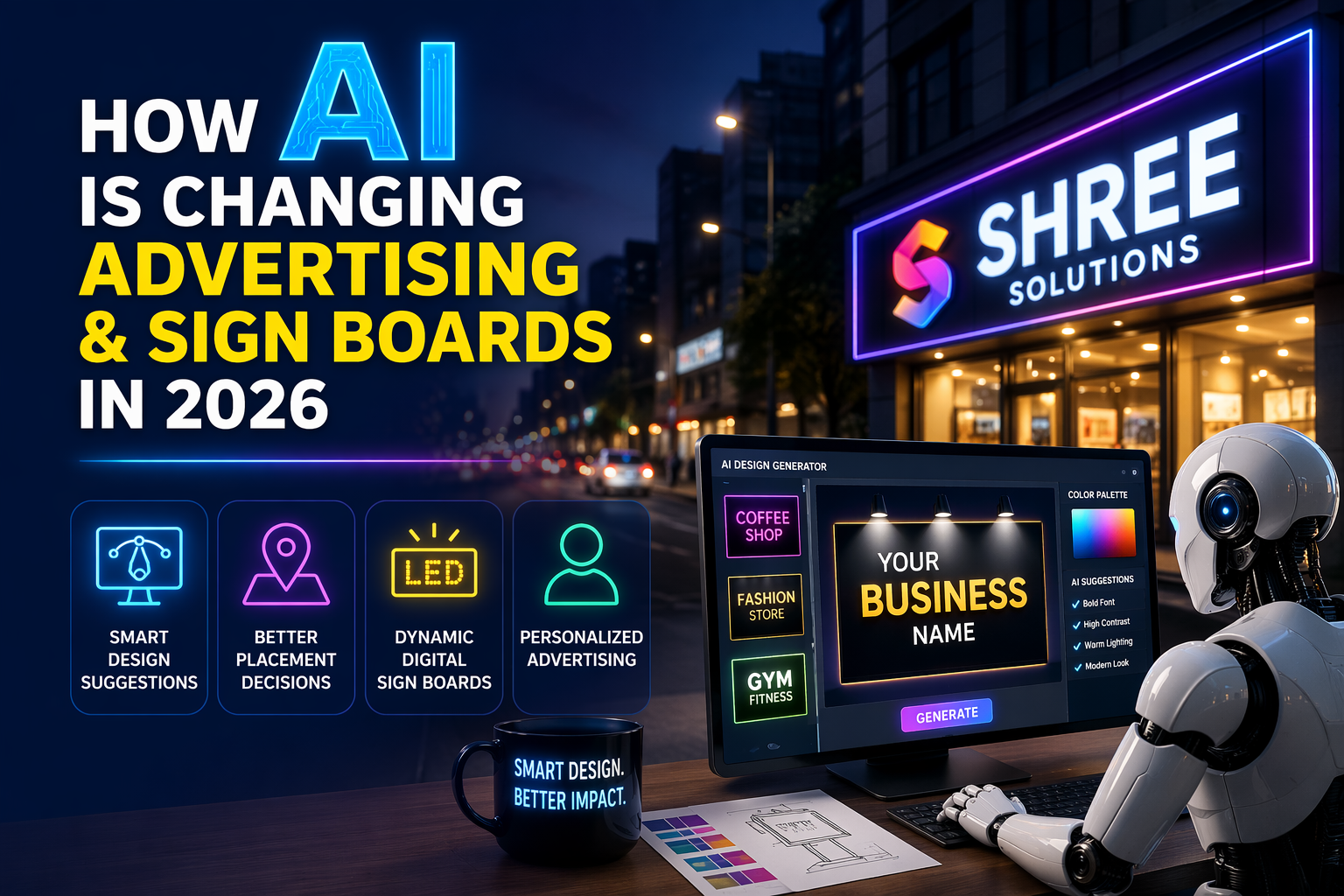 How AI is Changing Advertising & Sign Boards in 2026